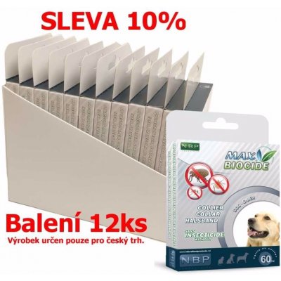 Max Biocide Collar Dog repelentní obojek pes 60 cm 12 ks – Sleviste.cz