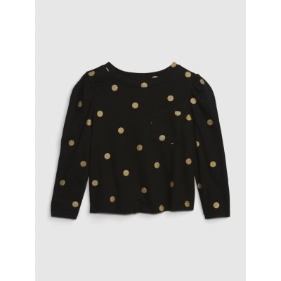 GAP Baby tričko Mix & Match s kapsičkou černá – Sleviste.cz