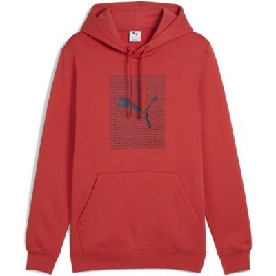 Puma Essentials Logo LAB HOOODIE FL mikina červená – Hledejceny.cz
