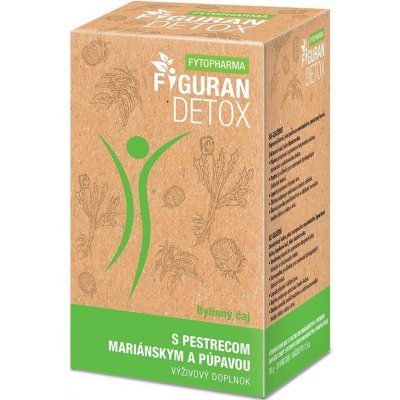 Fytopharma Figuran Detox bylinný čaj s ostropestřcem a pampeliškou 20 x 1,5 g – Hledejceny.cz