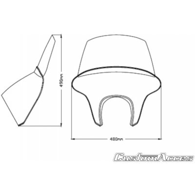 Puig Batwing SML 21064H kouřová | Zboží Auto