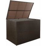 Petrashop 150 x 100 x 100 cm polyratan hnědý – Zboží Mobilmania
