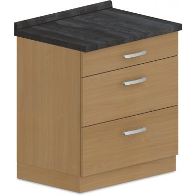 Artspect 1LS-0609-Z3 Spodní skříňka zásuvková 60x60x90cm Wenge – Sleviste.cz