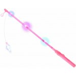 LUMA Držák na lampion blikající tělo LED 50 cm, růžový – Hledejceny.cz