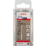 Sada 10ks kobaltových vrtáků do kovu Bosch HSS-Co, DIN 338 - 4.5 x 47 / 0 mm, spirálový, válcovaný (2 608 585 883) – Hledejceny.cz