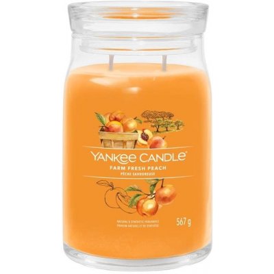 Yankee Candle Signature Farm Fresh Peach YC Signature 568g – Zbozi.Blesk.cz