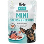 Brit Care Mini Salmon & Herring fillets in gravy 85 g – Zboží Mobilmania