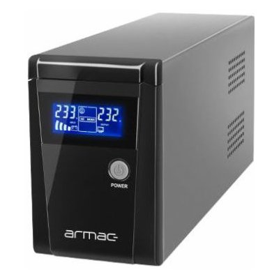 ARMAC UPS OFFICE 650E LCD 2 FRENCH OUTLETS 230V METAL CASE