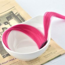 Barevné melírovací clip in pásky 57 cm bright pink