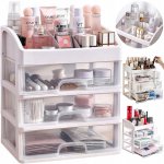 Soulima 19357 Organizér na kosmetiku krémový – Zboží Mobilmania