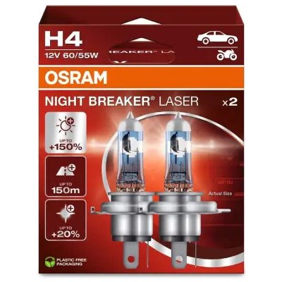 Osram Night Breaker Laser H4 P43T 12V 60W 64193NL-2HB | Zboží Auto