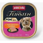 Animonda Vom Feinsten Mini Senior kuře králík bazalka 100 g – Sleviste.cz