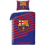 Halantex Bavlněné ložní povlečení FC Barcelona Blaugrana Waves 140x200 70x90 – Hledejceny.cz