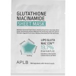 APLB Glutathione Niacinamide Sheet Mask Rozjasňující pleťová maska 1 ks 25 ml – Zboží Dáma