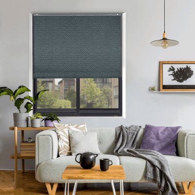 Roleta Římská, Velutto, Tyrkysově modrá, RV 011 , 105 x 70 cm – Hledejceny.cz