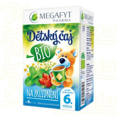 Megafyt Dětský čaj na zklidnění BIO 20 x 1.75g – Sleviste.cz