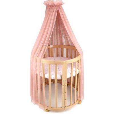 Waldin Tulle Crib Canopy + Canopy Frame Rose – Zbozi.Blesk.cz