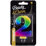 Godan Narozeninová svíčka 2 duhová – Sleviste.cz