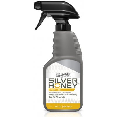 Absorbine Sprej na podporu hojení otevřených ran a ochranu proti infekci Silver honey sprej 236,6 ml – Zbozi.Blesk.cz