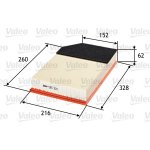 VALEO Vzduchový filtr 585320 – Hledejceny.cz