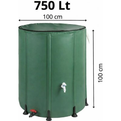 ASIST smart garden Skládací sud na vodu 750L – Sleviste.cz