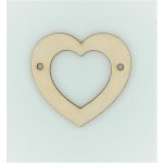 ExpressLaser.cz Srdce nášivka ozdoba na háčkovaný košík Bílá – Sleviste.cz