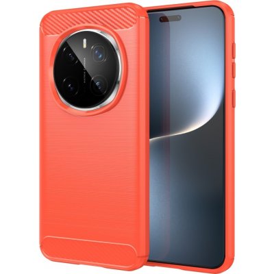 Carbon odolný gelový obal na Honor Magic 7 Pro 5G - červený – Zboží Živě