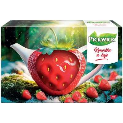 Pickwick Jahodová konvička čajové sáčky 40 ks – Sleviste.cz