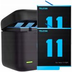 Telesin 3-slot Box nabíječka na GoPro Hero 9 / Hero 10 + batérie 2ks GP-BNC-901 – Zboží Živě