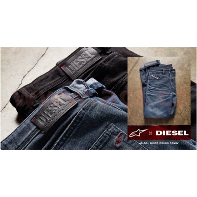 Alpinestars SHIRO DENIM DIESEL seprané modré – Zboží Mobilmania