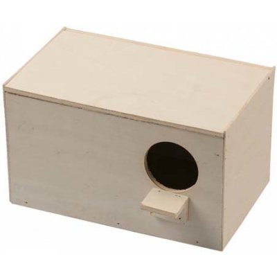 DUVO+ Dřevěná budka pro agapornisy 25x15x15cm – Zboží Dáma