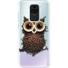 Pouzdro a kryt na mobilní telefon Xiaomi iSaprio Owl And Coffee Xiaomi Redmi Note 9