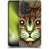 Pouzdro a kryt na mobilní telefon Samsung Pouzdro HEAD CASE Samsung Galaxy A52 / A52 5G / A52s 5G AZTEC KOČKA