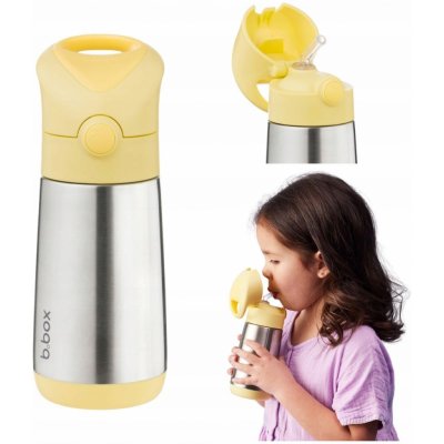 B.Box Termoska na pití s brčkem 350 ml lemon twist – Zboží Dáma