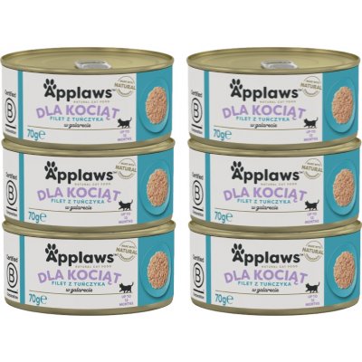 Applaws Cat Kitten Tuňák 6 x 70 g – Sleviste.cz