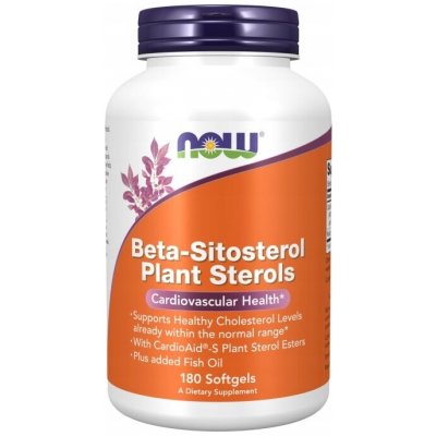 Now Foods Beta-Sitosterol Rostlinné Steroly pro Podporu Krevního Oběhu 180 kapslí – Hledejceny.cz