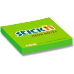 Hopax Stick'n Neon Notes - samolepicí bloček - zelený 76 x 76 mm – Zboží Dáma
