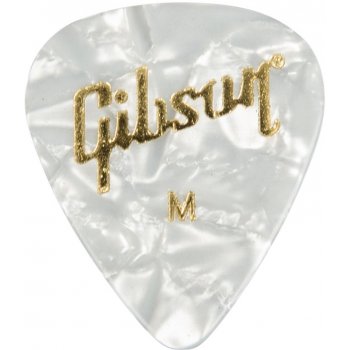 Gibson Pearloid Guitar Picks White Medium