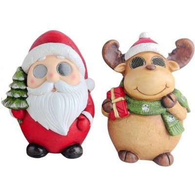Boltze LED figurka jelena a Santy, různé druhy, 1 ks – Hledejceny.cz
