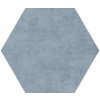 La Futura Ceramica Beta Hex azul 26 x 29 cm matná 1m²