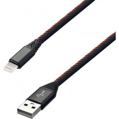 Mobilnet KABB-0185-USB-LIGHT U/Lightning, 2A, 2m, černý – Zbozi.Blesk.cz