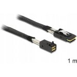 DeLock Kabel Mini SAS HD SFF-8643 1m černá83389 – Zboží Mobilmania