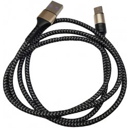 Microcig Rychlonabíjecí kabel - USB-C - 5A - 1m - Gold opletený