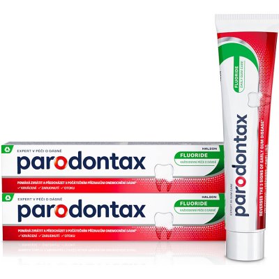 Parodontax s fluoridem zubní pasta Duopack 2 x 75 ml – Zboží Mobilmania