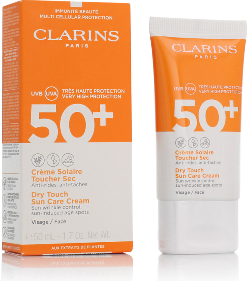 Clarins zmatňující pleťový krém na opalování SPF30 (Dry Touch Sun Care Cream) 50 ml
