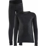 Craft Core dětský set Wool Merino Junior hnědá růžová – Zboží Dáma
