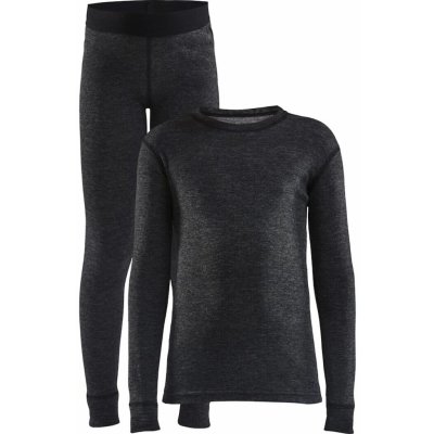 Craft Core dětský set Wool Merino Junior hnědá růžová – Zboží Dáma