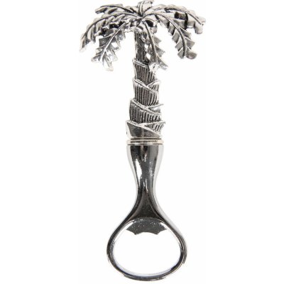 Stříbrný kovový otvírák na láhve Palma - 7*3*14 cm - Clayre & Eef – Hledejceny.cz