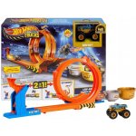 Hot Wheels monster trucks dráha se smyčkou a bigfootem JBX64 – Zboží Dáma