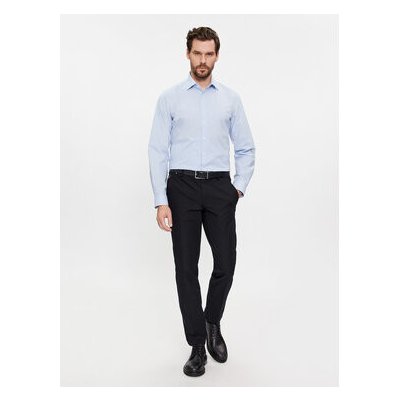 Calvin Klein košile slim fit K10K112103 modrá – Zboží Mobilmania